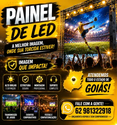 Painel led locação 