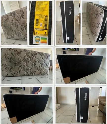 Colchão solteiro com molas