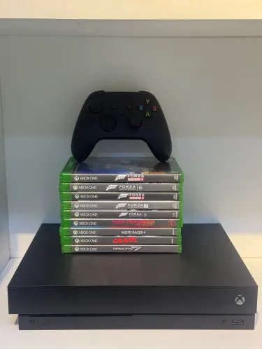 Xbox One x completo com jogos