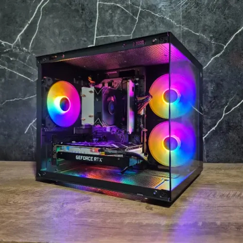 C GAMER RYZEN 5 4500/ RTX 3050 8GB/ 16GB DDR4/ SSD 480GB. 12X NO CARTAO