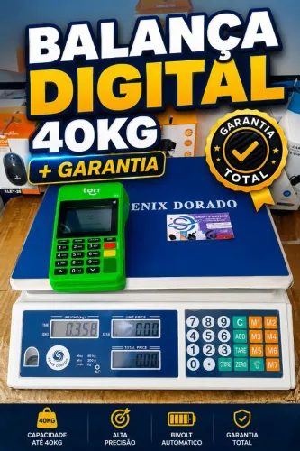 Balança Digital 40kg Disponível Lacrada