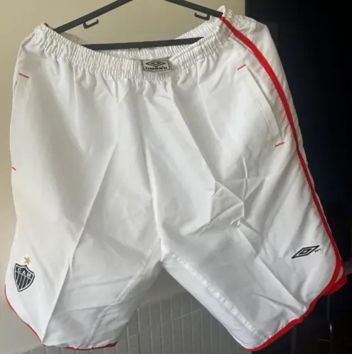bermuda umbro atlético mineiro branca