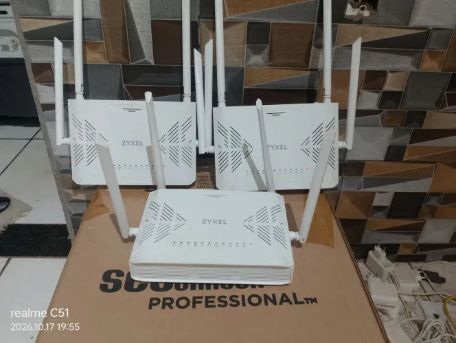 Ont zyxel Wi-Fi6 sem fonte desbloqueado 10 peças