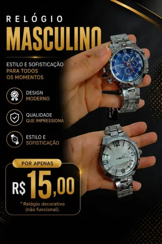 Relógio masculino 