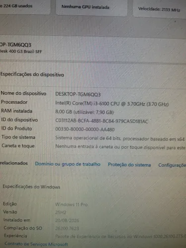 Vendo CPU I3