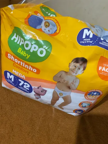 Fraldas hipopó shortinho usei uma fralda só, estou vendendo porque não cabe no meu bebê