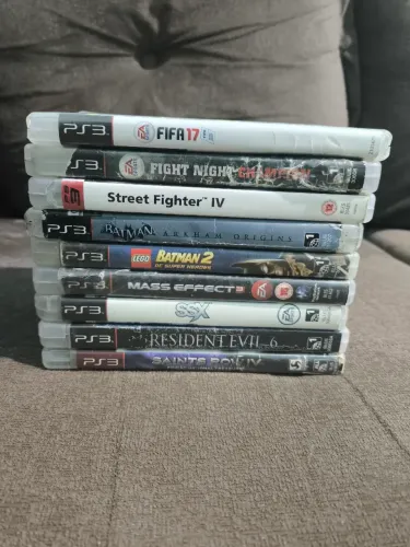 LOTE COM 9 JOGOS DE PS3