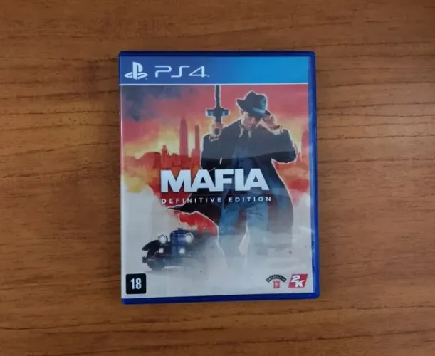 Mafia Definitive Edition mídia física ps4