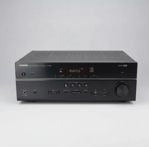 Receiver Yamaha AV RX-V385 5.1 canais 4K Ultra HD com Bluetooth