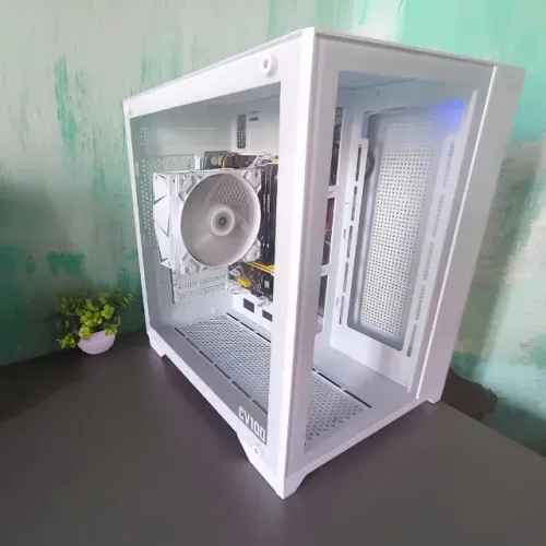 Gabinete Gamer Aquário Mancer CV100 White NOVO LEIA DESCRIÇÃO