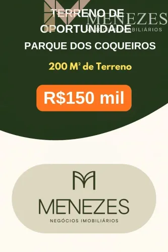 Terreno à venda no Parque dos Coqueiros