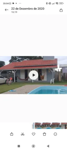 Alugo Casa mobiliada com piscina