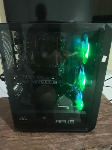 Pc gamer rizen 5 5600 X placa de vídeo GTX 1660 super