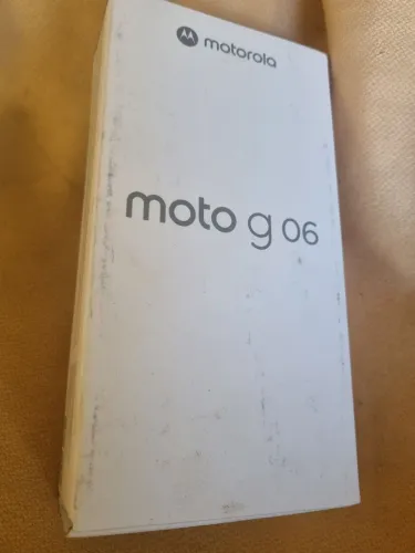 Caixa vazia de celular Moto g 06