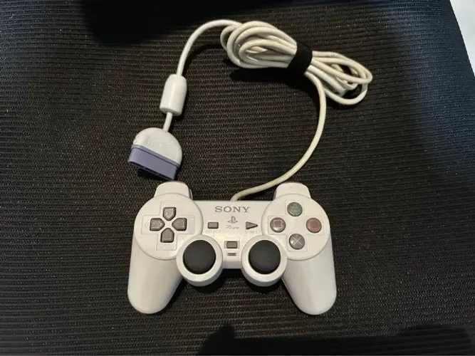 Controle Playstation 1 DualShock - Totalmente Revisado e Clareado