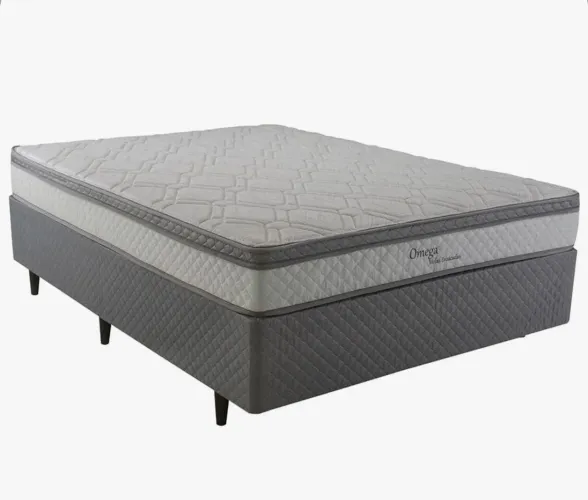 Colchão com base box casal