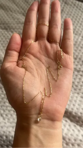 Colar e pingente de ouro 18k