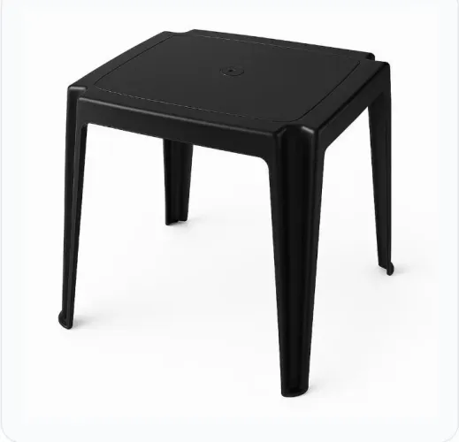 Mesa de plástico na cor preta 