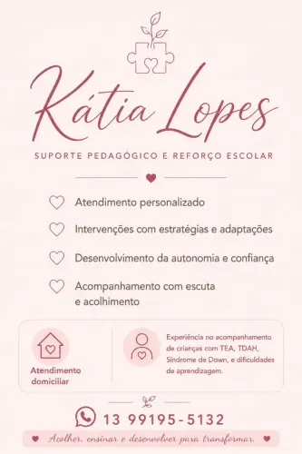 Reforço Escolar Especializado e Apoio Pedagógico