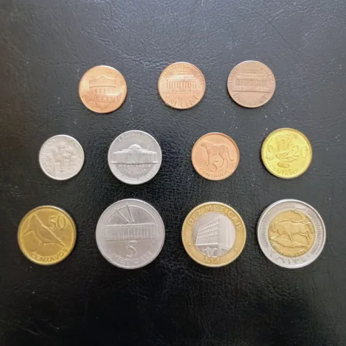 Moedas Estrangeiras Antigas 