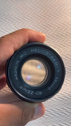 Lente Helios 44M-7 união soviética 