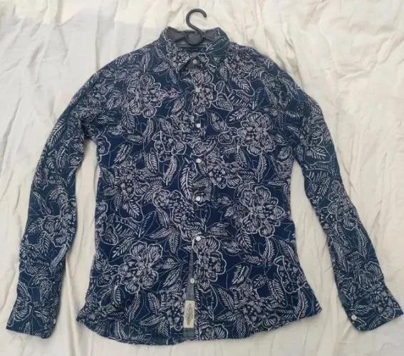 Camisa Linho Tommy Hilfiger Premium Floral
