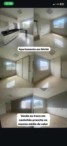 Troco apartamento em caminhão