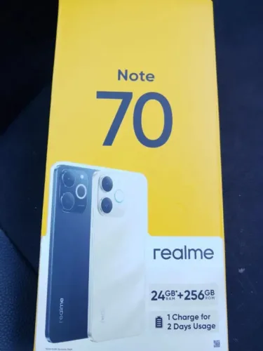 Realme Note 70 256GB 4GB RAM Bateria 6000mAh LOJA FÍSICA NO SETOR COIMBRA