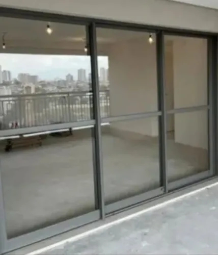 Porta Balcão - 3 folhas móveis 3.25 (largura) cinza claro