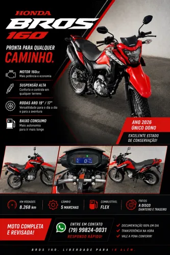 Vende-se Bros 160
