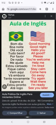 Curso de Inglês - Conversação 