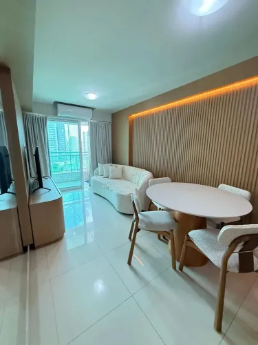 EXCELENTE APARTAMENTO DE 1 QUARTO MOBILIADO NA PONTA DO FAROL