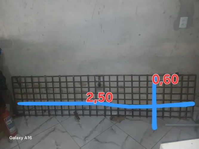 Grade para entrada de garagem
