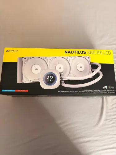 Watercooler Corsair Nautilus 360RS LCD performance NF e garantia de 6 anos