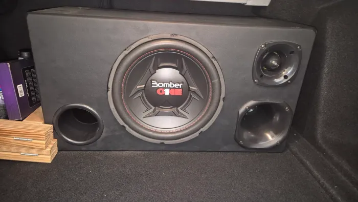 CAIXA TRIO BOMBER ONE 12" - 200W RMS - COMPLETA