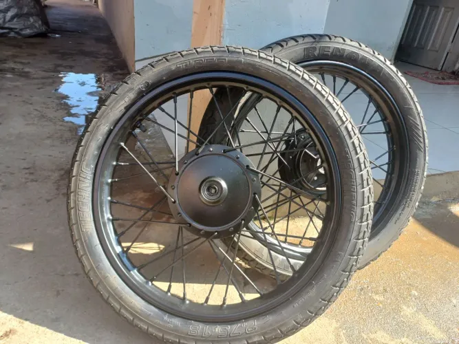 Rodas completas para Ybr 125 a tambor