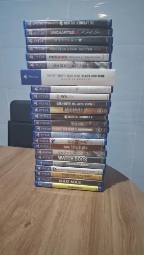 Jogos de PS4 - valores unitários na descrição