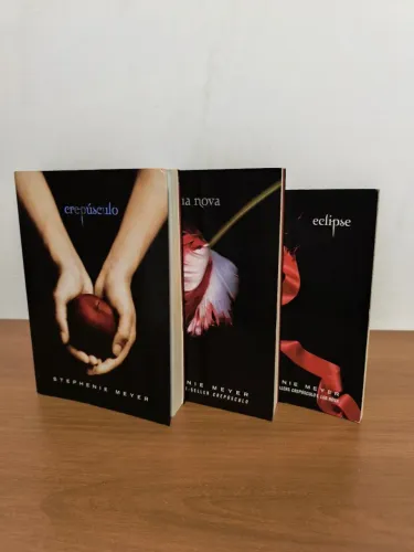 Kit 3 Livros da Saga Crepúsculo
