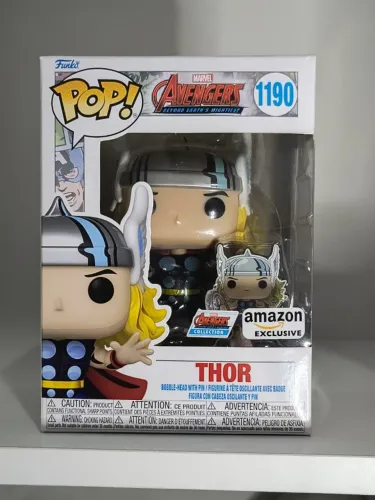  Funko Pop Thor com Pin, Amazon Exclusive - #1190