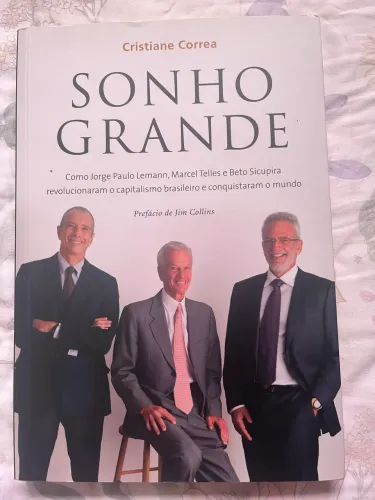 Livro sonhe grande