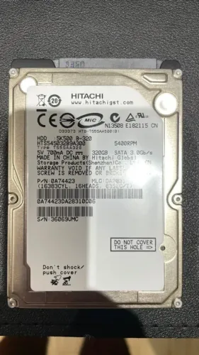 HD SATA 2,5" - 320 GB - HITACHI - (NOTEBOOK)