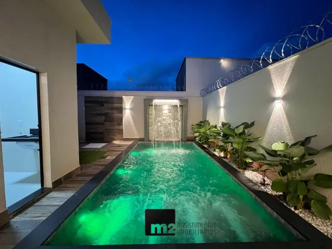 Casa Nova /3 Suítes/ Piscina Aquecida Alto Padrão