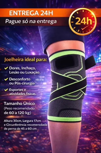 JOELHEIRA ORTOPEDICA PREMIUM= Pague Só Na Entrega- Entregamos Em Até 24H