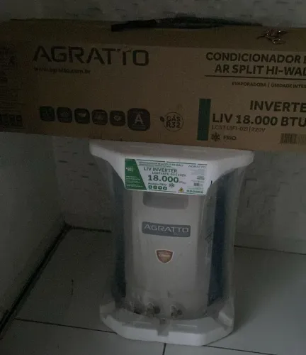 Ar-condicionado agratto novo
