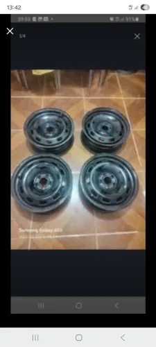 Rodas aro 15 VW Fox 5 furos