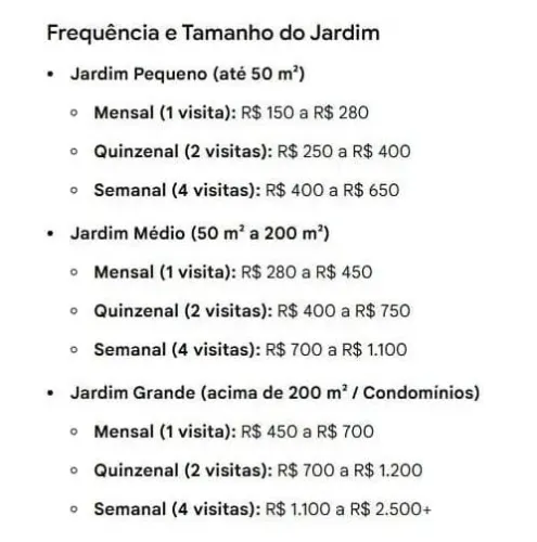 Manutenção de Jardins e Poda de Grama