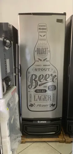 Cervejeira Gelopar 414 litros porta cega tipo inox