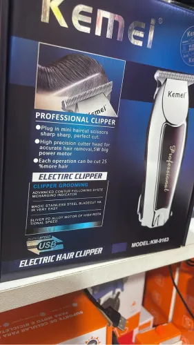 Máquina barbear profissional marca kemei