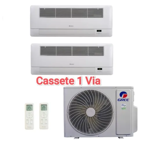 Ar Multi Gree Inverter 1x Evap Cassete 24000 + 1x Evap Cassete 9000
