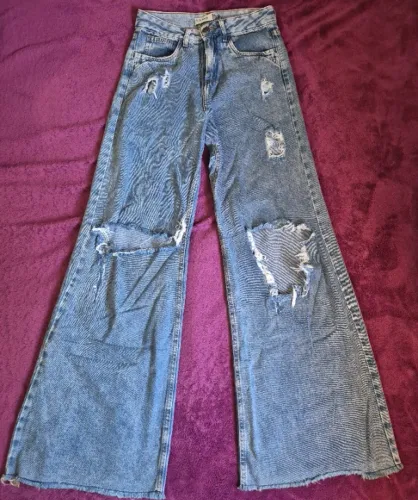 Calça Jeans Wide Leg &JEANS 38